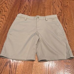 Under Armour Tan Flat Front Casual Shorts
